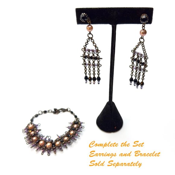 Erickson Beamon-Style 90s Bracelet — Pearl Punk Meets Gothic Romance — EUC - Picture 6 of 7